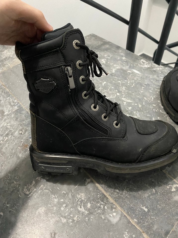 Harley Davidson Siyah Erkek Bot - Görsel 2