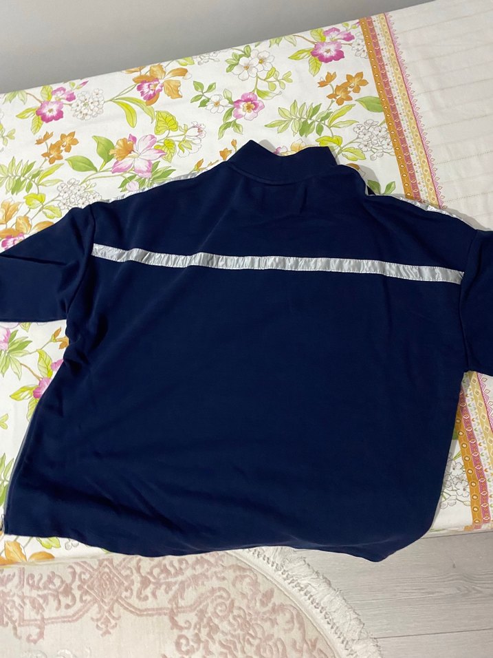 Kadın Lacivert Baskılı Sweatshirt - Görsel 2