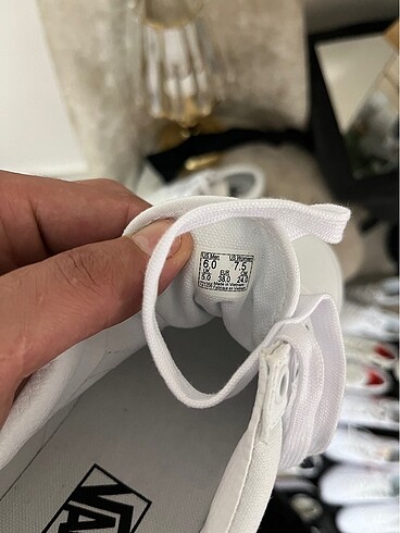 38 Beden beyaz Renk Vans orjinal 38