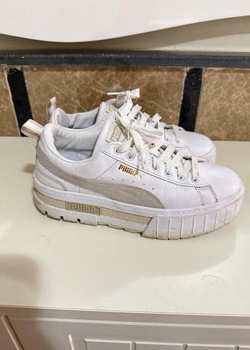 Beyaz Puma Kadın Spor Ayakkabı - Görsel 2