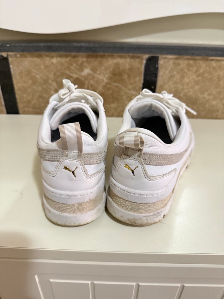 Beyaz Puma Kadın Spor Ayakkabı - Görsel 3
