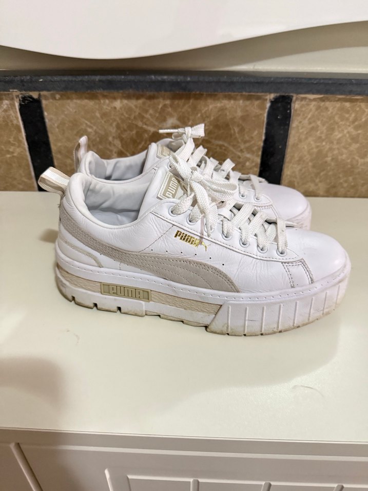 Beyaz Puma Kadın Spor Ayakkabı - Görsel 2