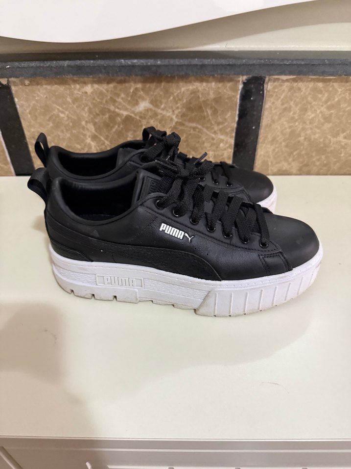 Siyah puma spor ayakkabi - Görsel 2