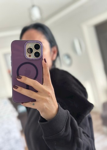 Siyah Yüksek Yakalı Kadın Sweatshirt - Görsel 3