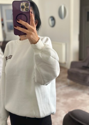 Kahverengi Kartal Baskılı Erkek Sweatshirt - Görsel 3