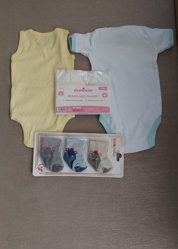 Bebek Erkek Kısa Kollu Pamuklu Body - Görsel 3