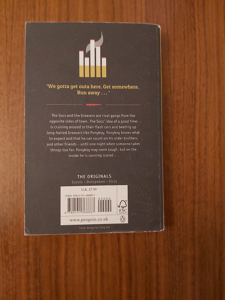 S.E. Hinton - The Outsiders Kitabı - Görsel 2