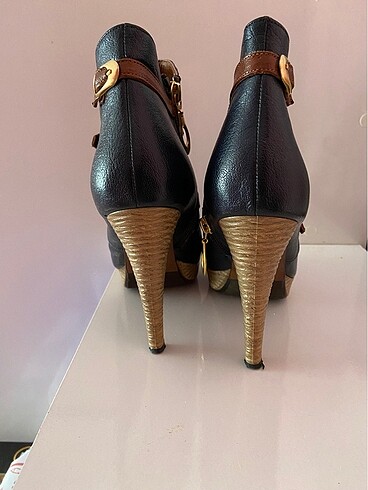 37 Beden lacivert Renk Bootie