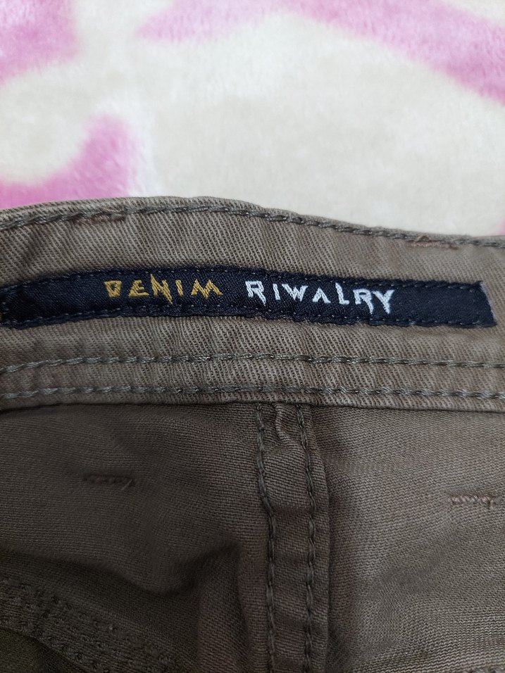 Düğmeli Kahverengi Rahat Erkek Pantolon - Görsel 2