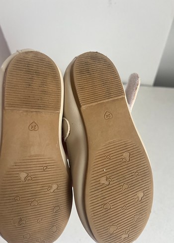 Kız Çocuk Çiçekli Babet Ayakkabı - Görsel 3