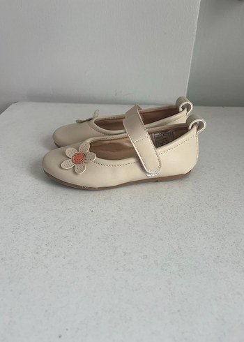 Kız Çocuk Çiçekli Babet Ayakkabı - Görsel 2