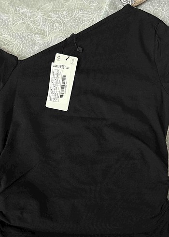 Tymilla tek omzu açık bluz - Görsel 6