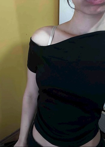 Tymilla tek omzu açık bluz - Görsel 2