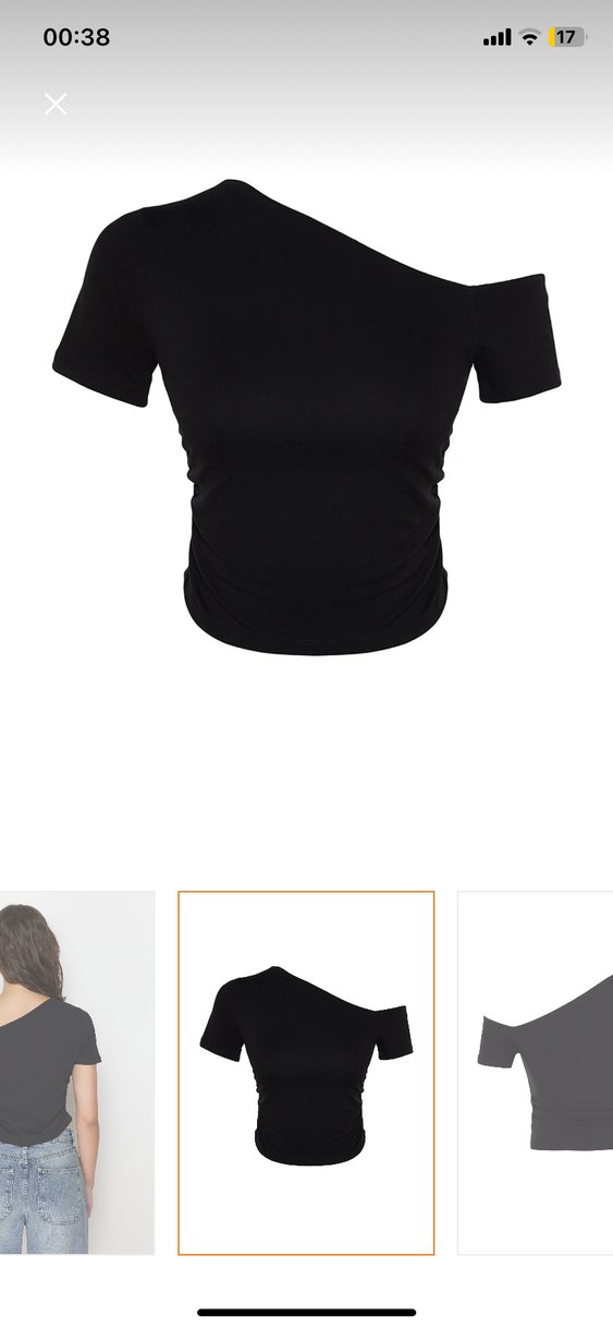 Tymilla tek omzu açık bluz - Görsel 5