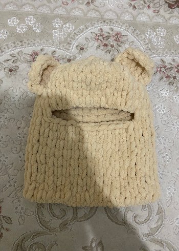 Bej kulaklı bere - Görsel 3