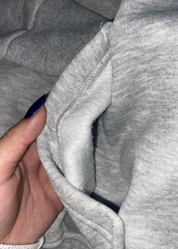 Gri sweatshirt 3 iplik - Görsel 5