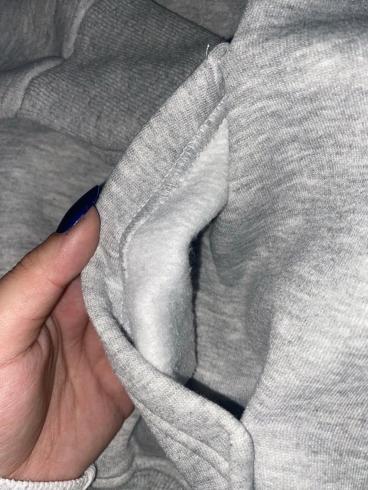 Gri sweatshirt 3 iplik - Görsel 5