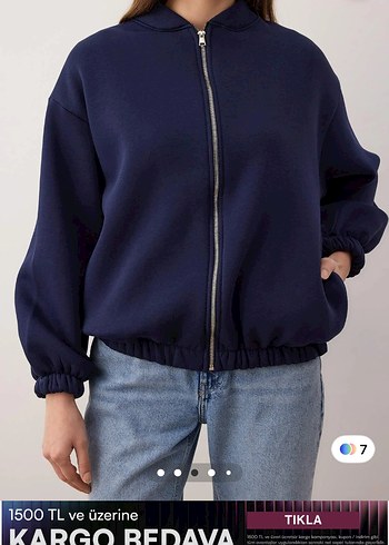Lacivert hırka - Görsel 2