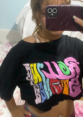 Defacto salaş oversize crop