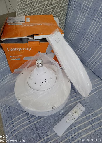 Büyük Tavan Vantilatör LED lamba 2 in 1. Yaz kış modu 81.28 cm
