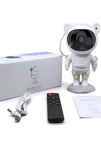 Astronot Projektör Gece Lambası 