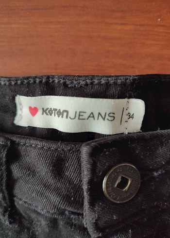 Kadın Siyah Mini Denim Şort - Görsel 2