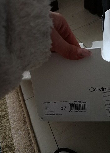 36 Beden beyaz Renk Calvin Klein Beyaz Bot