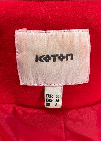 Kırmızı Fermuarlı Uzun Kaban - Görsel 2