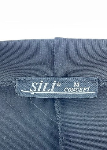 Siyah Pilili Kadın İspanyol Paça Pantolon - Görsel 2