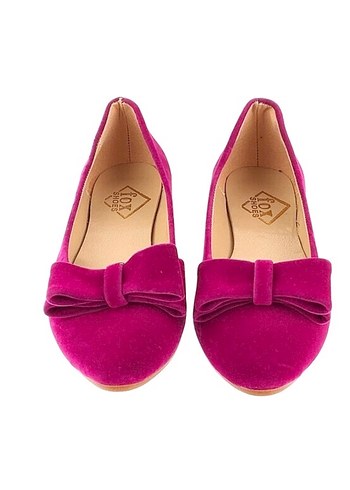 Pembe Süet Fiyonklu Kadın Babet - Görsel 2