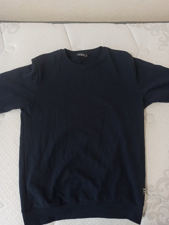 Erkek Lacivert uzun kollu Sweatshirt - Görsel 2