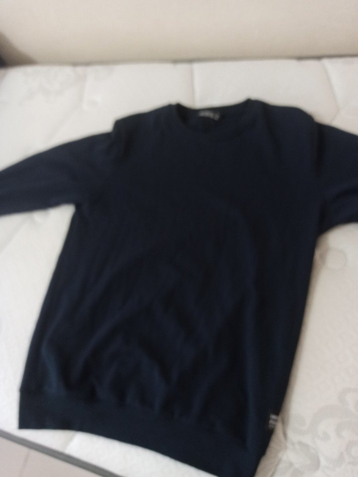 Erkek Lacivert uzun kollu Sweatshirt - Görsel 3