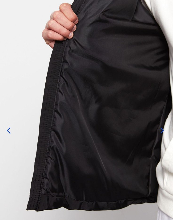 Erkek Siyah Kapüşonlu Regular Fit Mont - Görsel 2