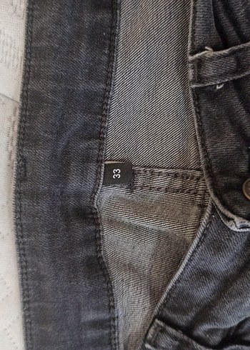 Gri Kemerli Erkek Kot Şort - Görsel 2