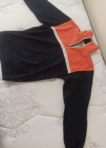 Vintage Fermuarlı Yarım Balıkçı Yaka Erkek Sweatshirt - Görsel 2