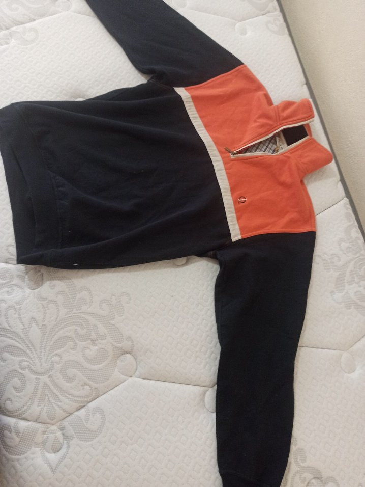 Vintage Fermuarlı Yarım Balıkçı Yaka Erkek Sweatshirt - Görsel 2