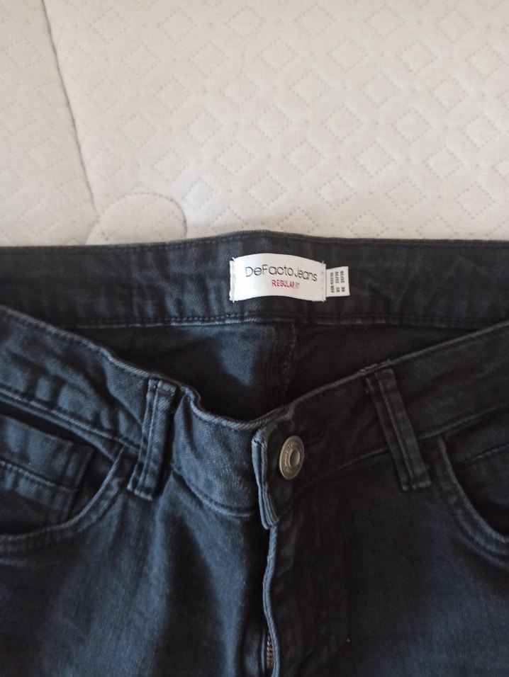 DeFacto Siyah erkek Pantolon - Görsel 3