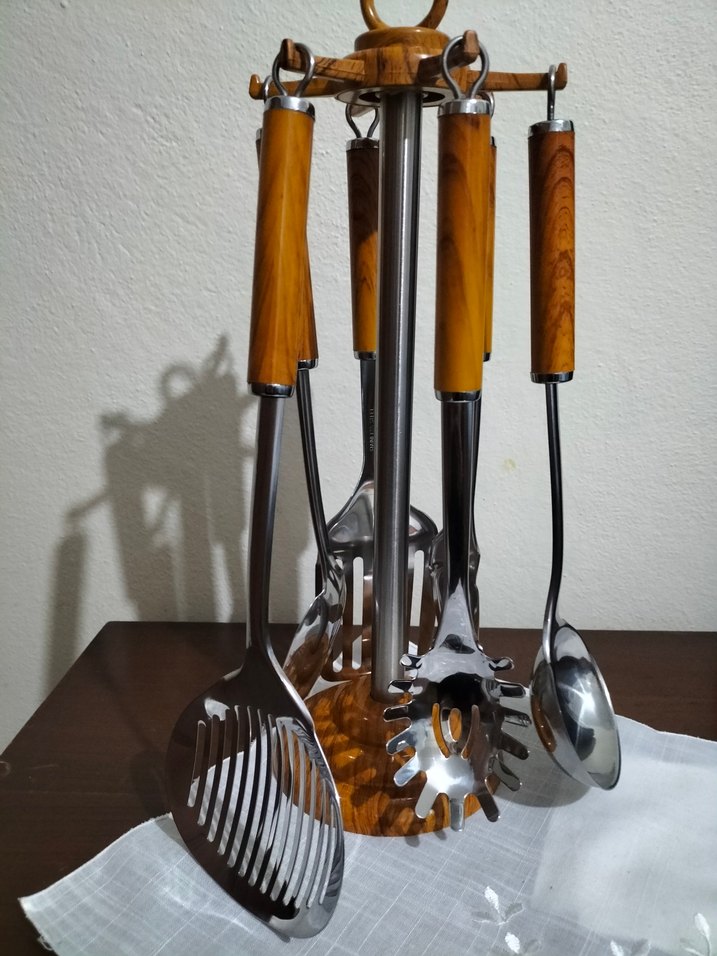 7 Parça Paslanmaz Çelik Mutfak Gereç Seti - Görsel 2