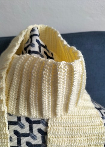 Bej Örgü Kadın Şal - Görsel 3