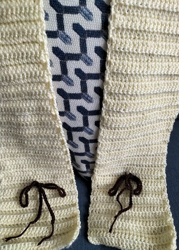 Bej Örgü Kadın Şal - Görsel 2