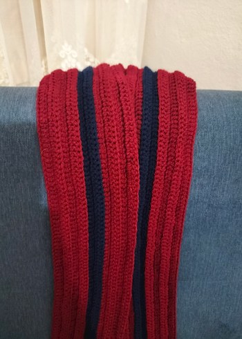 Kadın Çok Renkli Örgü Şal - Görsel 2