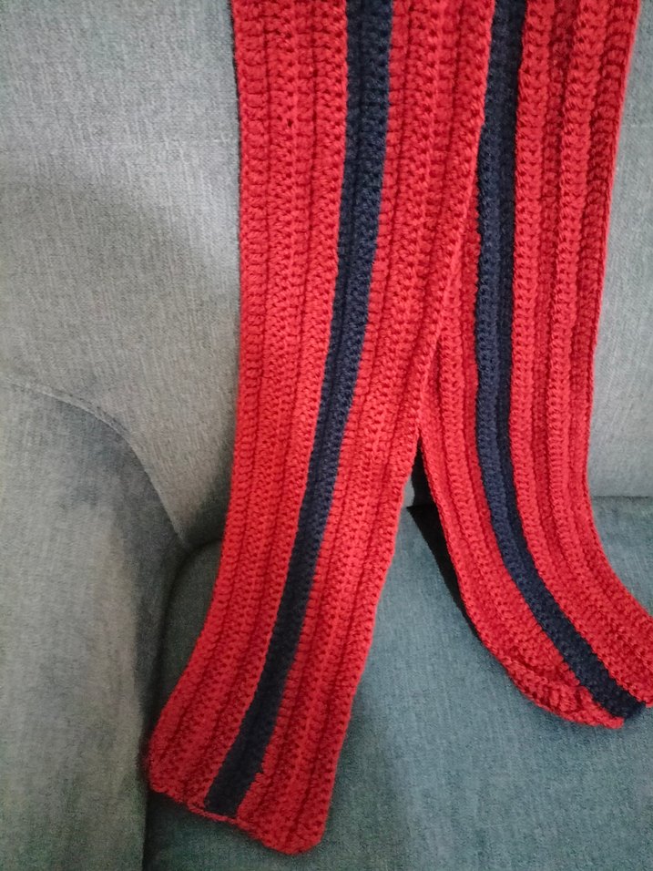 Kadın Çok Renkli Örgü Şal - Görsel 3