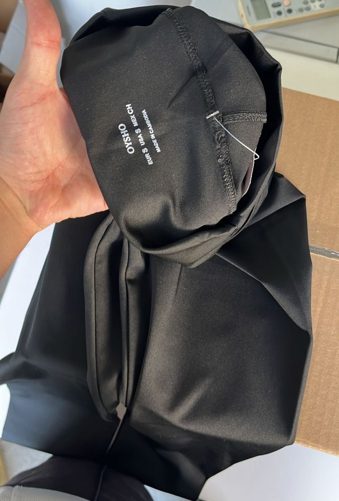 Siyah Kadın Spor Tayt - Görsel 5