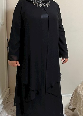Diğer Uzun Siyah Gotik Kadın Elbise müsemma marka