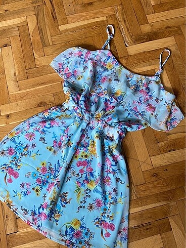VINTAGE Çiçekli Mini Elbise /YENİ GİBİ????