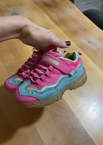 Skechers pembe kız ayakkabı - Görsel 10