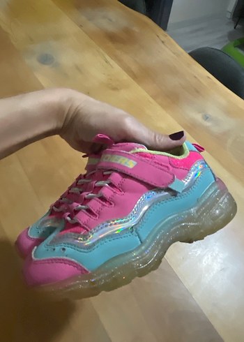 Skechers pembe kız ayakkabı - Görsel 6