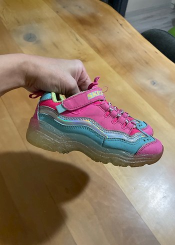 Skechers pembe kız ayakkabı - Görsel 9