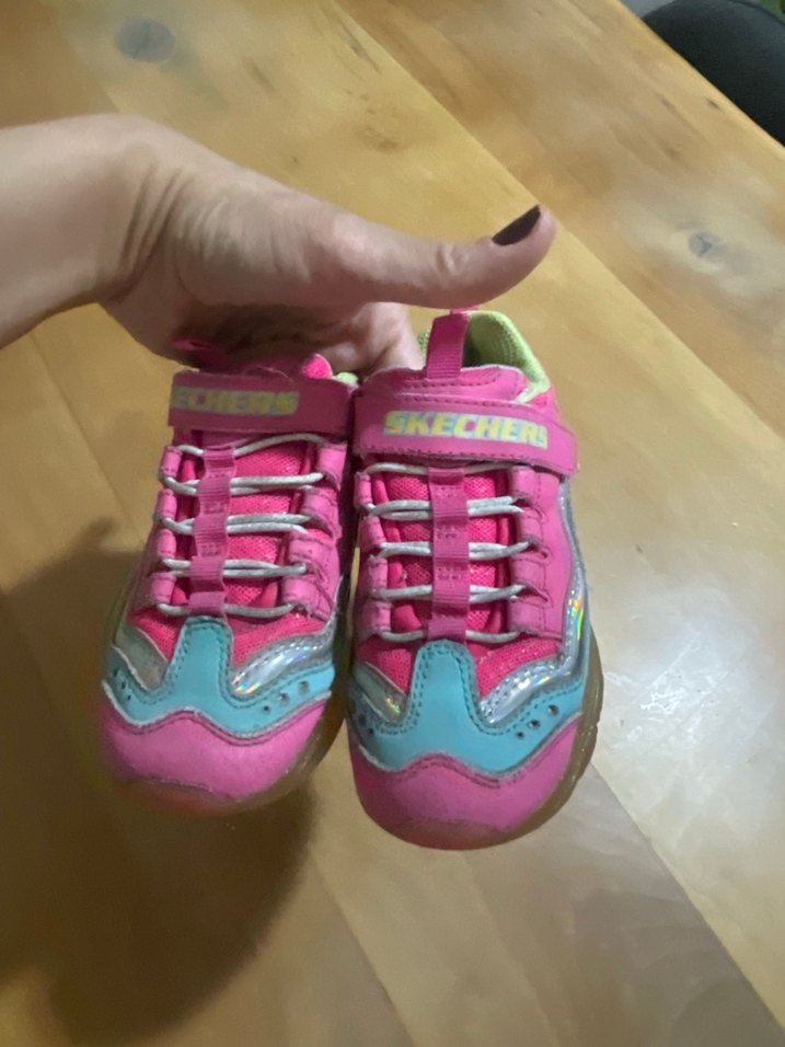 Skechers pembe kız ayakkabı - Görsel 5