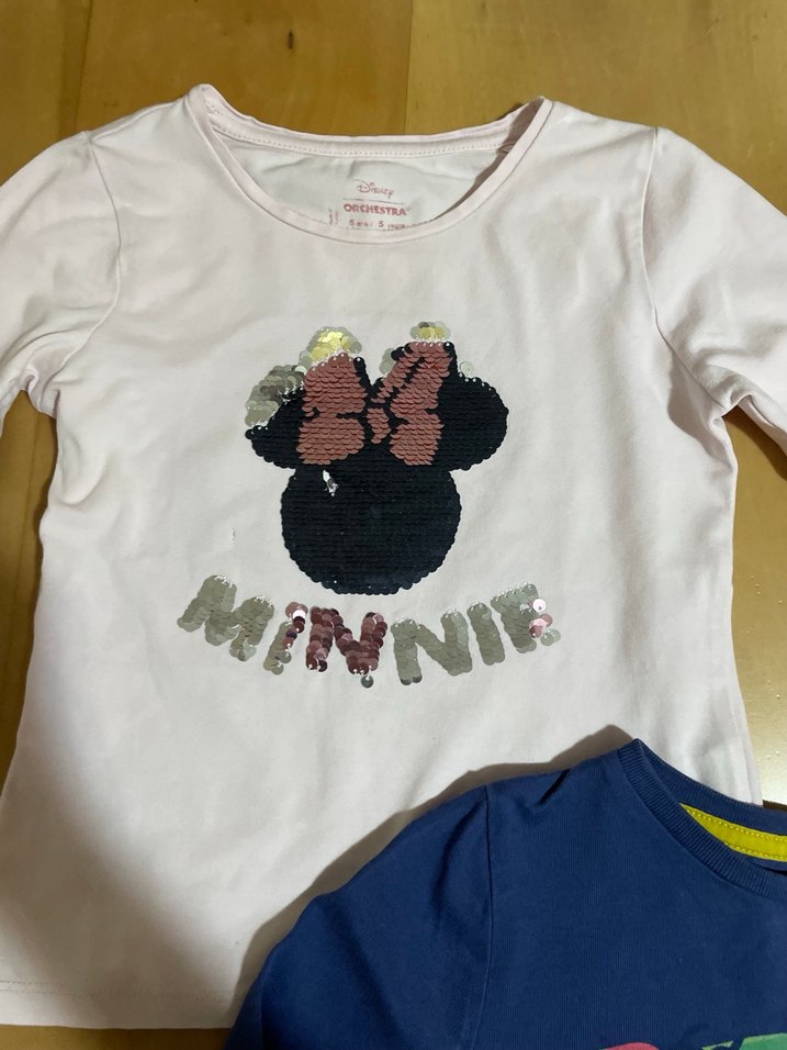 Kız Çocuk Uzun Kollu Baskılı Tişörtler - Görsel 4